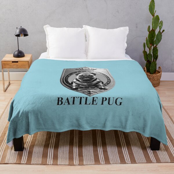 Item preview, Battle Pug – Armored Warrior Dog designed and sold by craftyferrets.