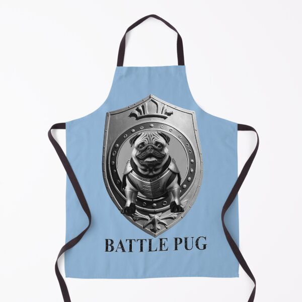 Item preview, Battle Pug – Armored Warrior Dog designed and sold by craftyferrets.