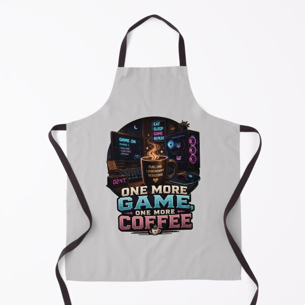 Item preview, One More Game One More Coffee Quote designed and sold by pradeepvisuals.