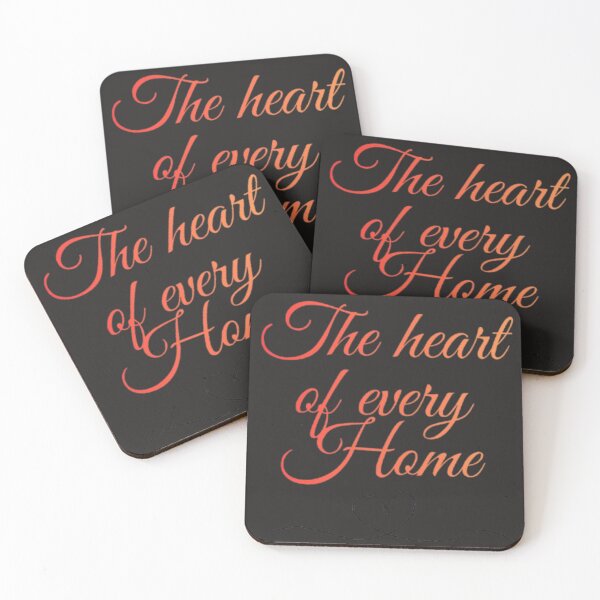 Item preview, The Heart of Every Home Quote PNG designed and sold by EdgeSphere.