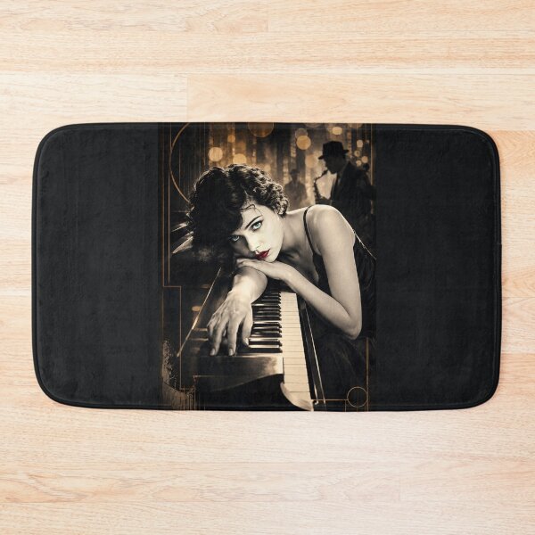 Item preview, Blue Note Nocturne – Film Noir Jazz Muse designed and sold by Sanctum Icons.