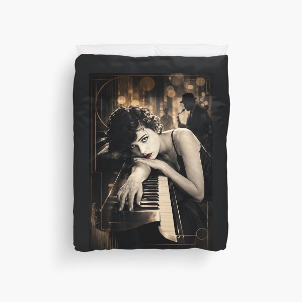 Item preview, Blue Note Nocturne – Film Noir Jazz Muse designed and sold by Sanctum Icons.