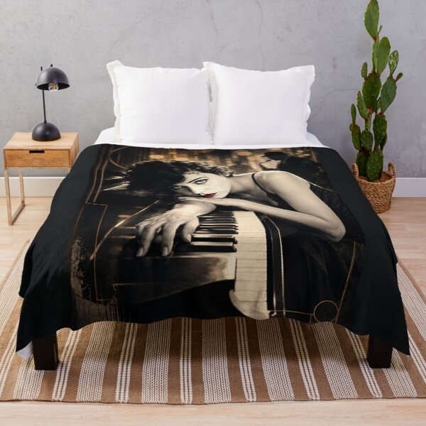 Item preview, Blue Note Nocturne – Film Noir Jazz Muse designed and sold by Sanctum Icons.