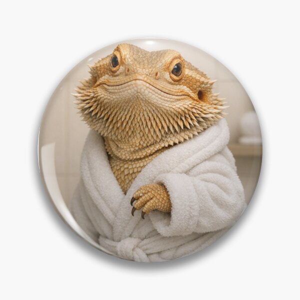 Item preview, Cozy Bathrobe Bearded Dragon designed and sold by Sillytoe.