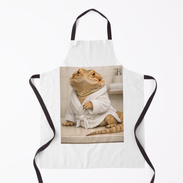 Item preview, Cozy Bathrobe Bearded Dragon designed and sold by Sillytoe.