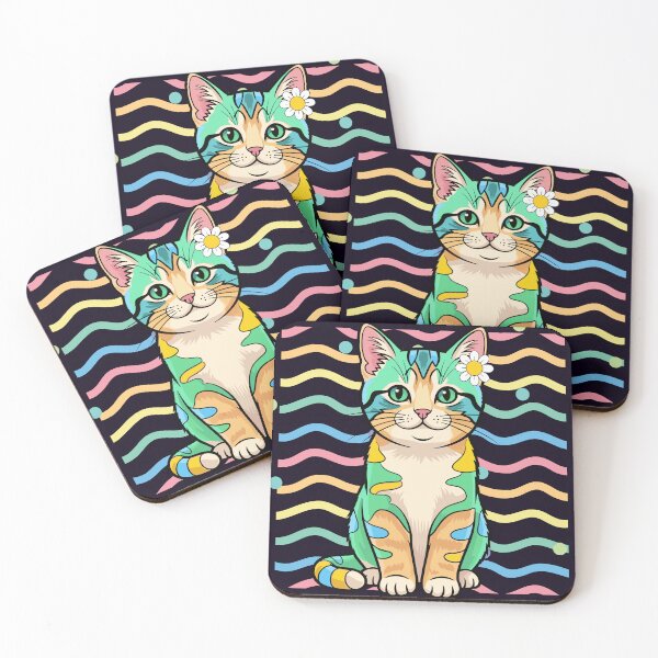 Item preview, Green Tabby Cat designed and sold by MountainRoisin.