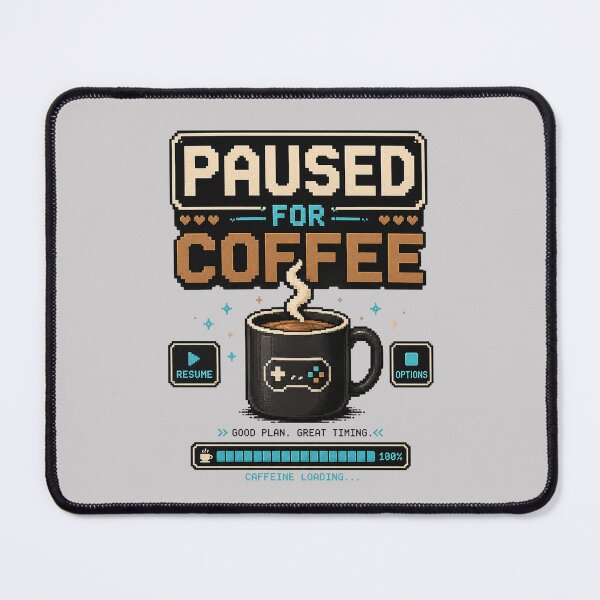 Artikelvorschau, Pause für Kaffee Retro-Gamer-Design entworfen und verkauft von pradeepvisuals.