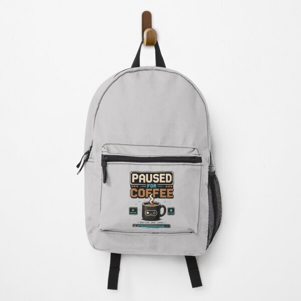 Item preview, Paused For Coffee Retro Gamer Design designed and sold by pradeepvisuals.