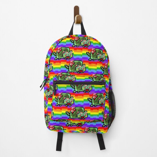 Item preview, Zombie Nyan Cat Pattern Pixel Art Y2K Retro Internet Aesthetic designed and sold by TrxshWear.