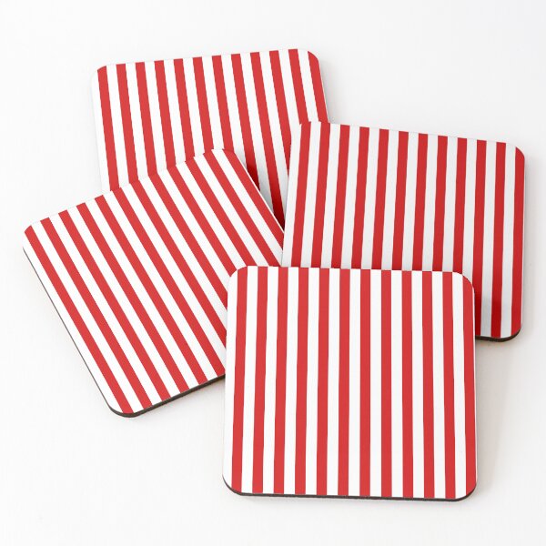 Item preview, Red and White Vertical Stripe Pattern | Classic Candy Cane, Preppy & Minimalist Stripes designed and sold by nessalunas.
