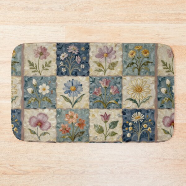 Item preview, Glorious Nature Flower Quilt designed and sold by TheMadTeaParty.