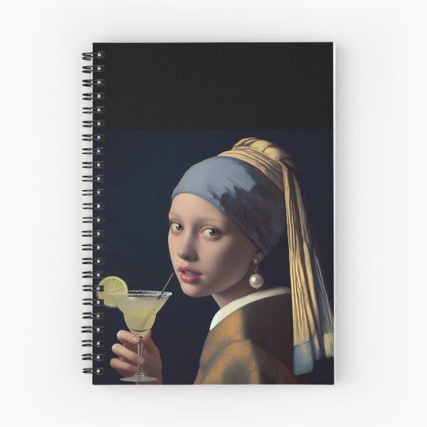Item preview, Girl With The Pearl Earring and Margarita (from the Pearl and Tequila song) designed and sold by Mundo Margarita.
