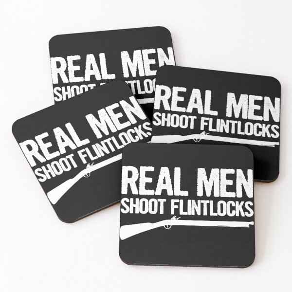 Item preview, Real Men Shoot Flintlocks - Funny Civil War Reenactor Gun Lover Gift designed and sold by keviacevarya.