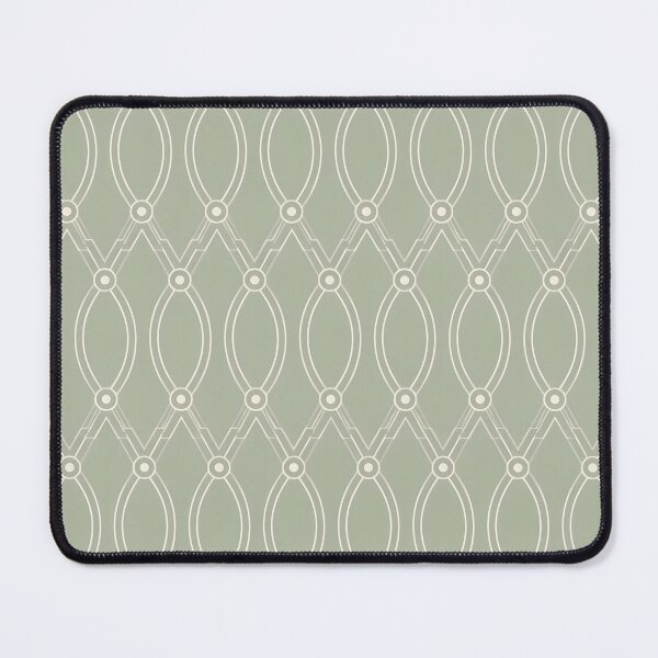 Item preview, Sage Green Geometric Line Art Seamless Pattern Throw Pillow designed and sold by FestivityFinds.