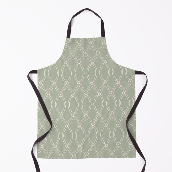 Item preview, Sage Green Geometric Line Art Seamless Pattern Throw Pillow designed and sold by FestivityFinds.