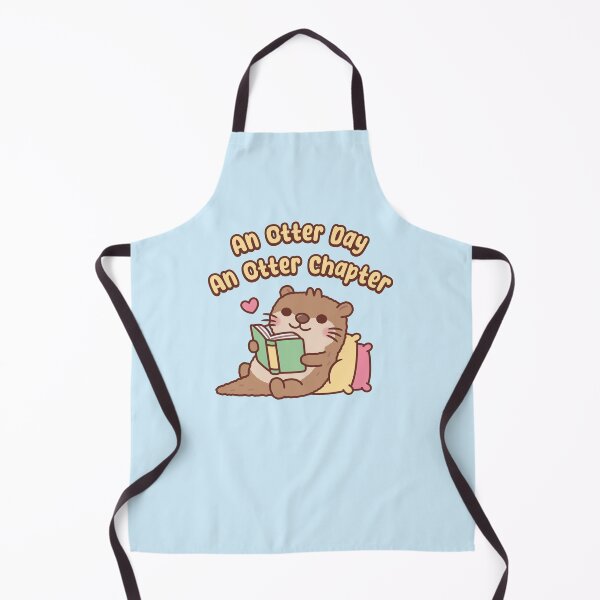 Item preview, An Otter Day An Otter Chapter - Cute Otter Chilling With Book designed and sold by rustydoodle.