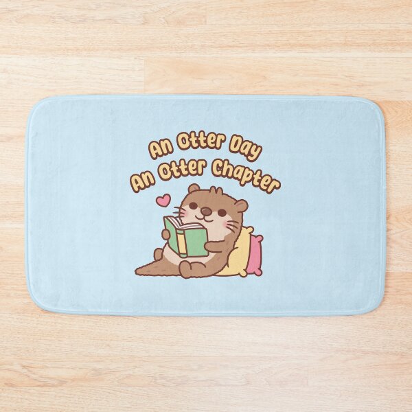 Item preview, An Otter Day An Otter Chapter - Cute Otter Chilling With Book designed and sold by rustydoodle.
