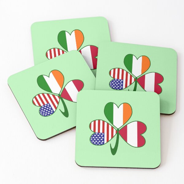 Item preview, Austrian Irish American Shamrock designed and sold by AuntieShoe.