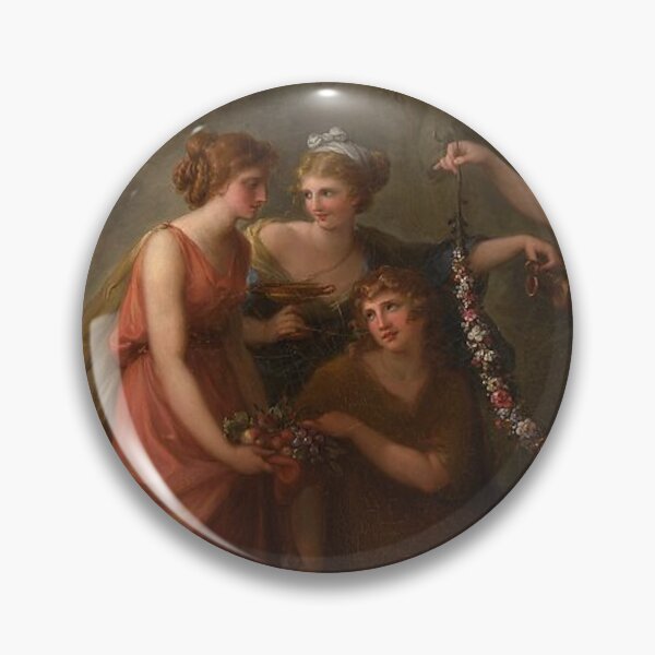 Item preview, Telemachus and the Nymphs of Calypso by Angelica Kauffmann 1782 designed and sold by AnimaliaStar.
