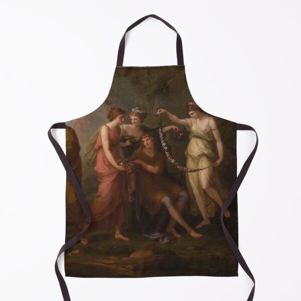 Item preview, Telemachus and the Nymphs of Calypso by Angelica Kauffmann 1782 designed and sold by AnimaliaStar.