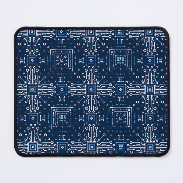 Item preview, Cyberpunk Circuit Board Tech Blue Seamless Pattern iPhone Case designed and sold by FestivityFinds.