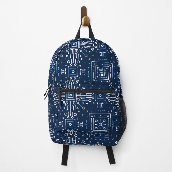 Item preview, Cyberpunk Circuit Board Tech Blue Seamless Pattern iPhone Case designed and sold by FestivityFinds.