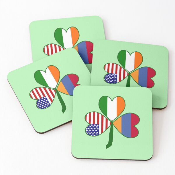 Artikelvorschau, Armenischer irischer amerikanischer Shamrock entworfen und verkauft von AuntieShoe.