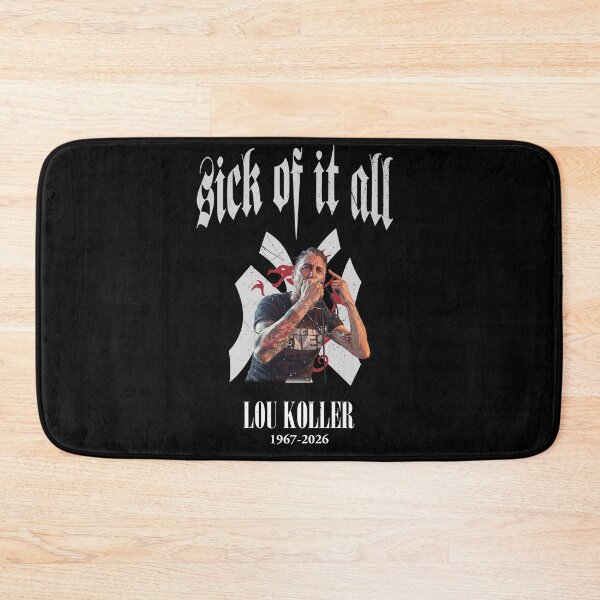 Item preview, Sick of it all Lou Koller 1967-2026 designed and sold by KandiCooks.