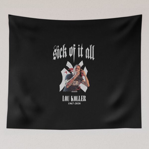 Item preview, Sick of it all Lou Koller 1967-2026 designed and sold by KandiCooks.