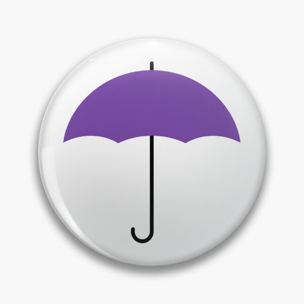 Item preview, Purple Umbrella Icon Minimal Rain Protection Design designed and sold by Craft99.