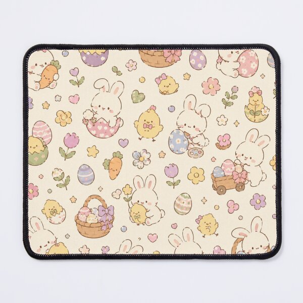 Item preview, A cute whimsical easter bunny pattern designed and sold by ellinnur.