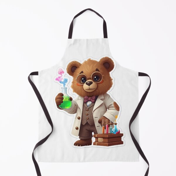 Item preview, Professor Bear Chemist - Cute Science Bear with Flasks and Test Tubes designed and sold by Aleks894.