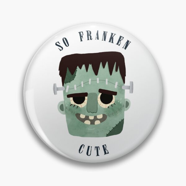 Item preview, Lil Frankie Funny So Franken Cute Monster Face Typography designed and sold by chiarodilunae.