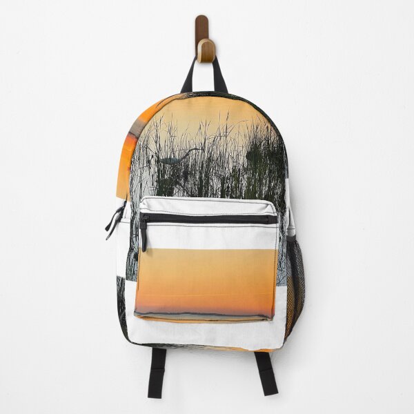 Item preview, Golden Sunset Reflection Over Marsh Grass Wetland designed and sold by PhotographyPi.