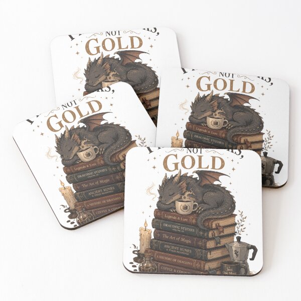 Item preview, I Hoard Books Not Gold - Cute Reading Dragon designed and sold by punnarutn.