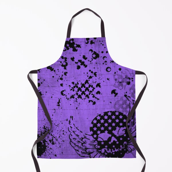 Item preview, skull with wings and star overlay design purple version designed and sold by meuliasshop.