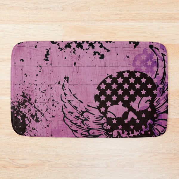 Item preview, skull with wings and star overlay design pink version designed and sold by meuliasshop.