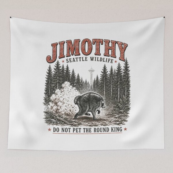 Item preview, Jimothy Raccoon Funny Jimothy from Seattle Wildlife designed and sold by AnitaBice.