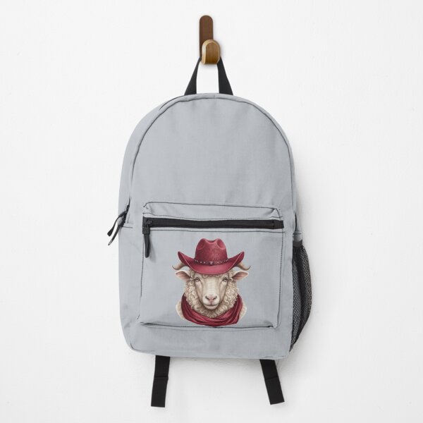 Item preview, Maroon Cowboy Sheep Portrait designed and sold by Theshop611.