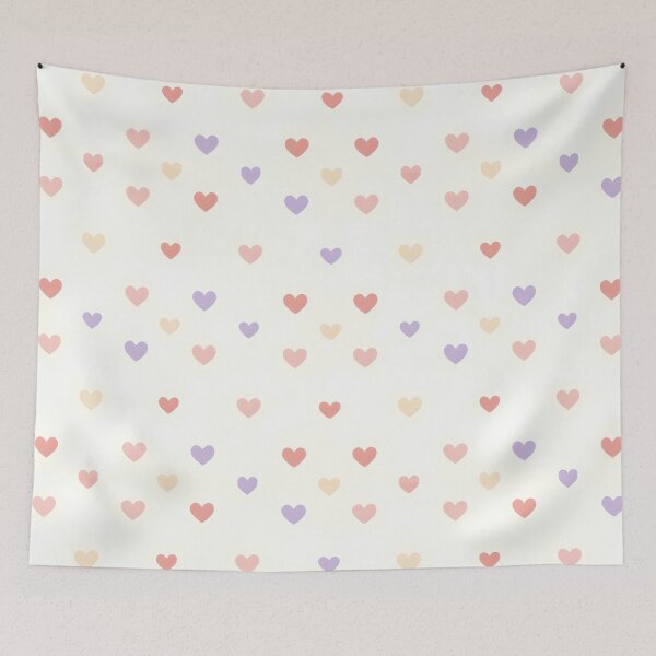Item preview, Pastel Hearts Cute Minimalist Seamless Pattern A Line Dress designed and sold by FestivityFinds.