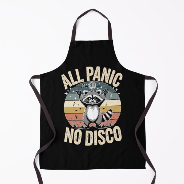 Item preview, All Panic No Disco Raccoon Shirt – Funny Chaotic Anxiety Graphic Tee designed and sold by New Texas Republic.
