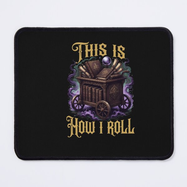 Item preview, Book Cart Library Pun This Is How I Roll designed and sold by IndianaHyland.