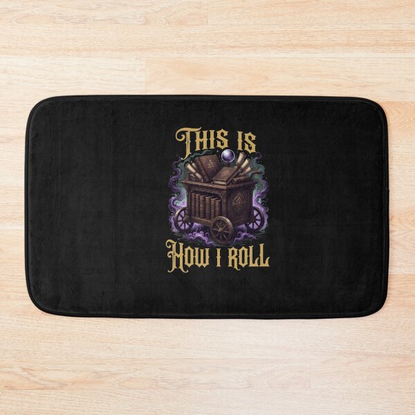 Item preview, Book Cart Library Pun This Is How I Roll designed and sold by IndianaHyland.