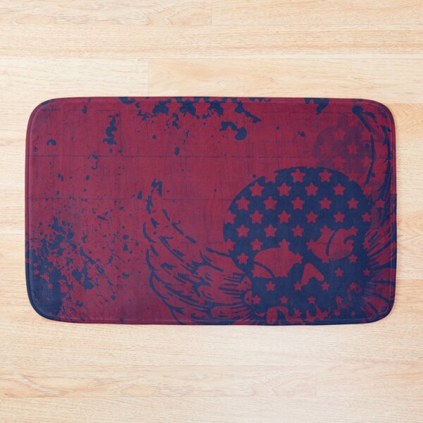 Item preview, skull with wings and star overlay design red version designed and sold by meuliasshop.