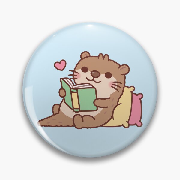 Item preview, Cute Otter Chilling With Book designed and sold by rustydoodle.