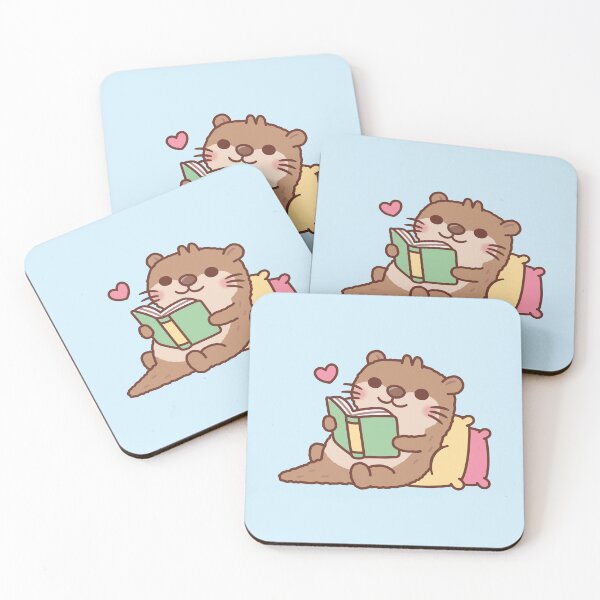 Item preview, Cute Otter Chilling With Book designed and sold by rustydoodle.
