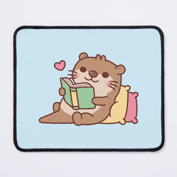 Item preview, Cute Otter Chilling With Book designed and sold by rustydoodle.