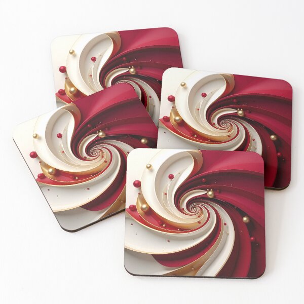 Item preview, Festive Christmas Greetings in Red and White designed and sold by Vicky Brago-Mitchell®.