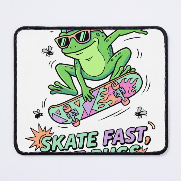 Item preview, Skate Fast Eat Bugs - Cool Retro 90s Skater Frog designed and sold by punnarutn.