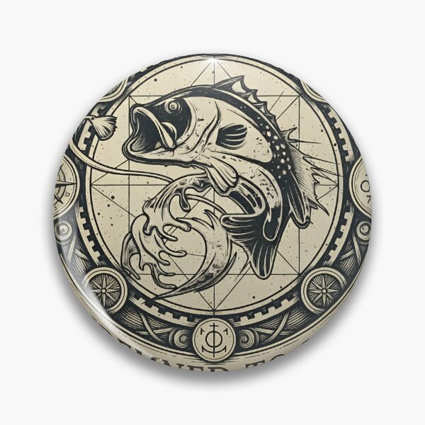 Item preview, Born To Fish Forced To Work Bass Angler Graphic designed and sold by DakotaSadlier.